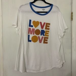 Old Navy Love More Love Graphic Tee